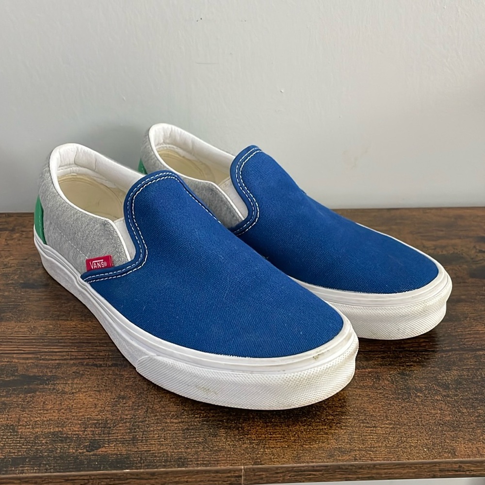 Vans Slip On Color Block Sneakers SZ 7.5M/9W